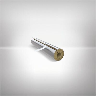 Armacell - Vaina Aislante De Lana De Roca, Aluminio Laminado Dsd 30mm 54mm (per 9) Armacell - Vaina Aislante De Lana De Roca, Aluminio Laminado Dsd 30mm 54mm (per 9)