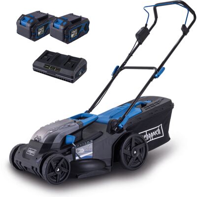 Cortacesped Bc-mp430-x 43cm Con 2 Baterias 4,0ah Y Doble Cargador Ixes Scheppach Cortacesped Bc-mp430-x 43cm Con 2 Baterias 4,0ah Y Doble Cargador Ixes Scheppach