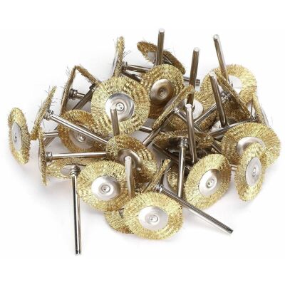 OEM Juego De 30 Piezas De Cepillos Metálicos, Discos De Pulido De Acero Con Alambre De Latón, Kit Completo Para Herramientas Rotativas Dremel (latón) -crezuo OEM Juego De 30 Piezas De Cepillos Metálicos, Discos De Pulido De Acero Con Alambre De Latón, Kit Completo Para Herramientas Rotativas Dremel (latón) -crezuo
