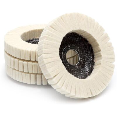OEM Juego De 4 Discos De Pulido De 125 Mm, Discos De Pulido Para Amoladoras Angulares, Discos De Pulido De Fieltro Brillante Para Amoladoras Angulares, Para Lijar Y OEM Juego De 4 Discos De Pulido De 125 Mm, Discos De Pulido Para Amoladoras Angulares, Discos De Pulido De Fieltro Brillante Para Amoladoras Angulares, Para Lijar Y