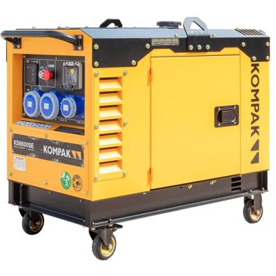 Kd8600se Generador Diésel Monofásico E Insonorizado 6,3 Kw De Kompak Kd8600se Generador Diésel Monofásico E Insonorizado 6,3 Kw De Kompak