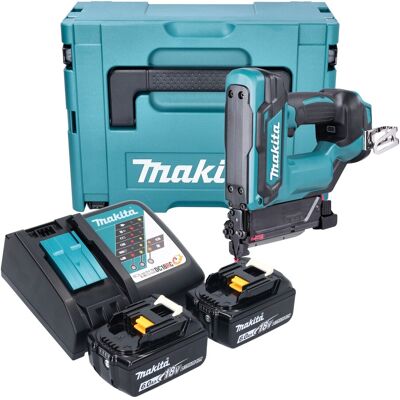 Clavadora De Puntas A Batería Makita Dpt 353 Rgj 18 V 15 - 35 Mm + 2 Baterías De 6,0 Ah + Cargador + Makpac Clavadora De Puntas A Batería Makita Dpt 353 Rgj 18 V 15 - 35 Mm + 2 Baterías De 6,0 Ah + Cargador + Makpac