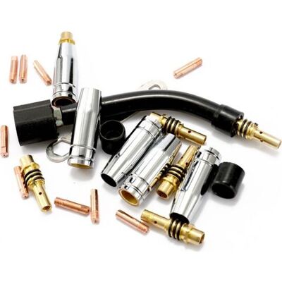 OEM Juego De 24 Consumibles Para Máquinas De Soldadura Mig: Electrodos, Puntas Y Codos Para Antorcha 15ak. OEM Juego De 24 Consumibles Para Máquinas De Soldadura Mig: Electrodos, Puntas Y Codos Para Antorcha 15ak.