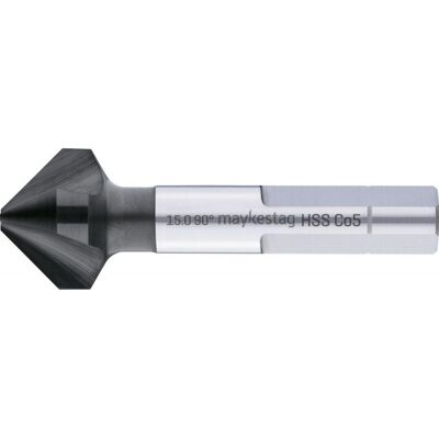 Maykestag Svasatore cónico - Alto rendimiento HSS-E, 20,5mm, 63mm largo, ALUNIT Maykestag Svasatore cónico - Alto rendimiento HSS-E, 20,5mm, 63mm largo, ALUNIT