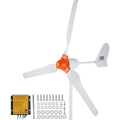 Mophorn - Kit De Generador De Turbina Eólica 800 W 12 V 3 Palas Controlador Mppt Dirección Del Viento Ajustable Velocidad De Arranque Del Viento 2,5 M/s Para Hogar, Granja, Vehículos Recreativos, Barcos Mophorn - Kit De Generador De Turbina Eólica 800 W 12 V 3 Palas Controlador Mppt Dirección Del Viento Ajustable Velocidad De Arranque Del Viento 2,5 M/s Para Hogar, Granja, Vehículos Recreativos, Barcos
