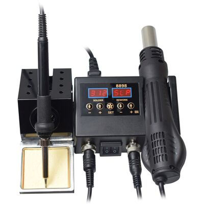 OEM Estación De Soldadura, Reparación, Estación De Soldadura, Smd, Estación De Soldadura De Aire Caliente, 2 En 1 Y Perno De Soldadura, Kit Con Pistola De Aire Caliente, OEM Estación De Soldadura, Reparación, Estación De Soldadura, Smd, Estación De Soldadura De Aire Caliente, 2 En 1 Y Perno De Soldadura, Kit Con Pistola De Aire Caliente,
