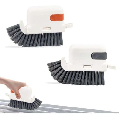 DPZO Cepillo Para Juntas De Ventanas – Herramienta Multifuncional 3 En 1 Para Una Limpieza Rápida De Ventanas En Baños Y Esquinas De Cocina, Juego De 2 DPZO Cepillo Para Juntas De Ventanas – Herramienta Multifuncional 3 En 1 Para Una Limpieza Rápida De Ventanas En Baños Y Esquinas De Cocina, Juego De 2