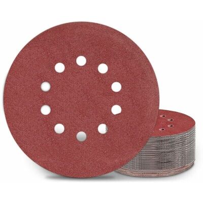 OEM Discos De Lijado De 225 Mm, 25 Almohadillas De Lijado Redondas, Grano P120, 10 Agujeros, Para Lijadoras De Cuello Largo, Amoladoras De Paneles De Yeso Y Amoladoras Giraffe - Crezuo OEM Discos De Lijado De 225 Mm, 25 Almohadillas De Lijado Redondas, Grano P120, 10 Agujeros, Para Lijadoras De Cuello Largo, Amoladoras De Paneles De Yeso Y Amoladoras Giraffe - Crezuo