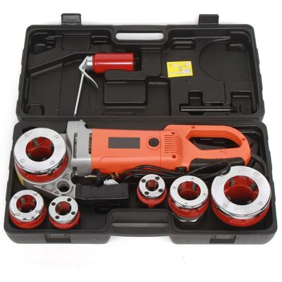 SENDERPICK 220 V Cortatubos Eléctrico Macho De Roscar 20,9 - 49,6 Mm (1/2-2 Pulgadas) 2300 W 25 Rpm Cortatubos Mezclador Juego De Roscado De Tubos Eléctrico SENDERPICK 220 V Cortatubos Eléctrico Macho De Roscar 20,9 - 49,6 Mm (1/2-2 Pulgadas) 2300 W 25 Rpm Cortatubos Mezclador Juego De Roscado De Tubos Eléctrico