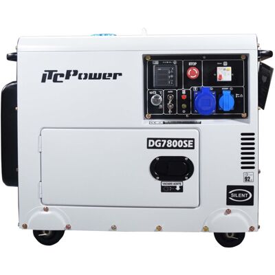 ITC POWER Dg7800se Generador Diésel Monofásico Itcpower 6300w ITC POWER Dg7800se Generador Diésel Monofásico Itcpower 6300w