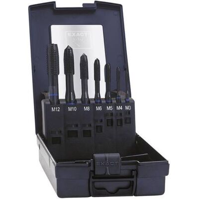 Exact 42305 Conjunto De 7 Machos De Roscar Para Máquina Azul Hss-e Exact 42305 Conjunto De 7 Machos De Roscar Para Máquina Azul Hss-e