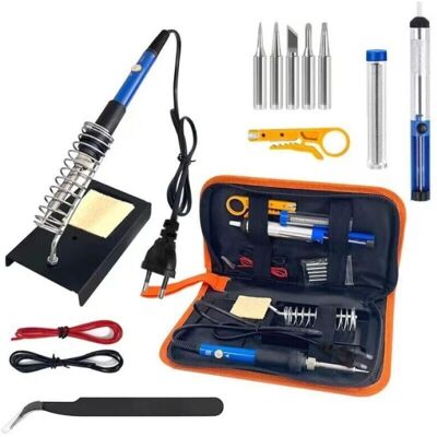 OEM Kit De Soldador 8 En 1, Estación De Soldadura De 60 W, Bomba De Soldadura, Soldadura Electrónica, Temperatura Ajustable, Portátil, 5 Puntas, Soporte Para Soldador, Bolsa De Herramientas -crezuo OEM Kit De Soldador 8 En 1, Estación De Soldadura De 60 W, Bomba De Soldadura, Soldadura Electrónica, Temperatura Ajustable, Portátil, 5 Puntas, Soporte Para Soldador, Bolsa De Herramientas -crezuo