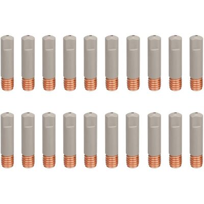 OEM Paquete De 20 Puntas Para Pistola De Soldadura Mig, De 0,8 Mm (0,030") De Diámetro, Con Revestimiento Antiadherente Para Un Mejor Rendimiento. OEM Paquete De 20 Puntas Para Pistola De Soldadura Mig, De 0,8 Mm (0,030") De Diámetro, Con Revestimiento Antiadherente Para Un Mejor Rendimiento.
