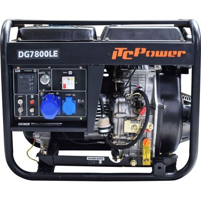 ITC POWER Dg7800le Generador Diésel Monofásico Itcpower 6,3 Kw ITC POWER Dg7800le Generador Diésel Monofásico Itcpower 6,3 Kw