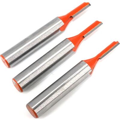 ENLENK 3 Piezas Fresa Recta De 8 Mm Para Fresadora, Fresas De Carburo De Tungsteno Para Router, Broca De Router Recta De Una Espiral Para Madera - 3 Mm/4 Mm/5 Mm ENLENK 3 Piezas Fresa Recta De 8 Mm Para Fresadora, Fresas De Carburo De Tungsteno Para Router, Broca De Router Recta De Una Espiral Para Madera - 3 Mm/4 Mm/5 Mm