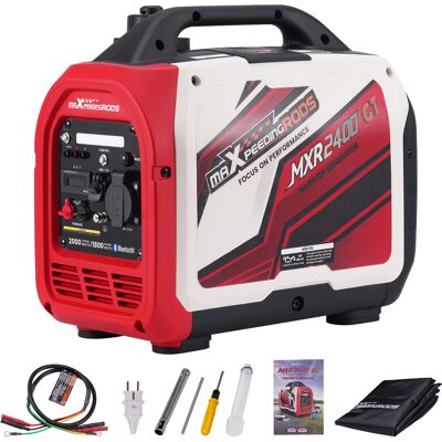MAXPEEDINGRODS 2000w Gasolina Generador Inversor Portátil 15kg Silencioso Bluetooth Monitor MAXPEEDINGRODS 2000w Gasolina Generador Inversor Portátil 15kg Silencioso Bluetooth Monitor