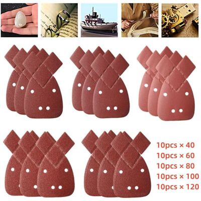 CSPARKV Hojas De Lijado Para Lijadora De Palma Black & Decker Mouse, Grano 40, 60, 80100120 CSPARKV Hojas De Lijado Para Lijadora De Palma Black & Decker Mouse, Grano 40, 60, 80100120