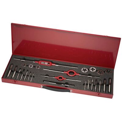 Juego de corte de roscas Dormer HS-26UNF - 25 piezas - Casete metálico Juego de corte de roscas Dormer HS-26UNF - 25 piezas - Casete metálico