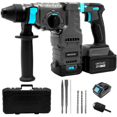 Cecotec Martillo Perforador Demoledor - Powerforce 8000 Shockabsorber Killer - Sds Plus, Batería Nex21, Motor Brushless Cecotec Martillo Perforador Demoledor - Powerforce 8000 Shockabsorber Killer - Sds Plus, Batería Nex21, Motor Brushless