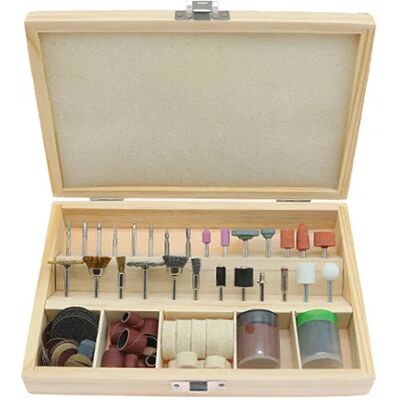 QERSTA Juego De Herramientas Rotativas Abrasivas (100 Piezas) Para Grabado, Corte Y Pulido Eléctrico De Madera Y Metal QERSTA Juego De Herramientas Rotativas Abrasivas (100 Piezas) Para Grabado, Corte Y Pulido Eléctrico De Madera Y Metal