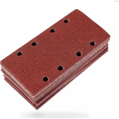 GOTRAYS Hojas De Lijado Abrasivas De 93 X 185 Mm. Paquete De 100 Hojas P40/60/80/120/240 Para Lijar Madera, Metal Y Pintura GOTRAYS Hojas De Lijado Abrasivas De 93 X 185 Mm. Paquete De 100 Hojas P40/60/80/120/240 Para Lijar Madera, Metal Y Pintura