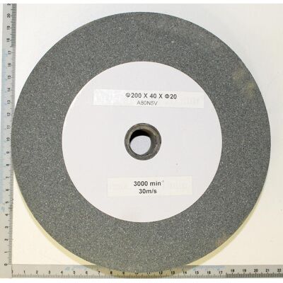 Muela De Repuesto 200 X 40 Mm K 80 Para Amoladora Scheppach Bg200w Muela De Repuesto 200 X 40 Mm K 80 Para Amoladora Scheppach Bg200w