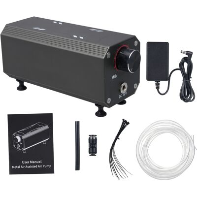 BEYAMIS Bomba Neumática De Asistencia De 110 V/220 V Ca, Compresor Neumático De Asistencia Para Máquinas De Corte Y Grabado, Caudal Ajustable De 22 L/min. BEYAMIS Bomba Neumática De Asistencia De 110 V/220 V Ca, Compresor Neumático De Asistencia Para Máquinas De Corte Y Grabado, Caudal Ajustable De 22 L/min.