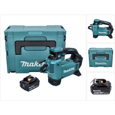Makita Dmp 181 G1j Compresor Sin Cable 18 V 11,1 Bar + 1x Batería Recargable 6,0 Ah + Makpac - Sin Cargador Makita Dmp 181 G1j Compresor Sin Cable 18 V 11,1 Bar + 1x Batería Recargable 6,0 Ah + Makpac - Sin Cargador