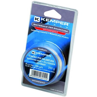 Bobina De Estaño De 1,5 Mm Y 250 G - B070bs5ac2 - Kemper - Bobina De Estaño De 1,5 Mm Y 250 G - B070bs5ac2 - Kemper -