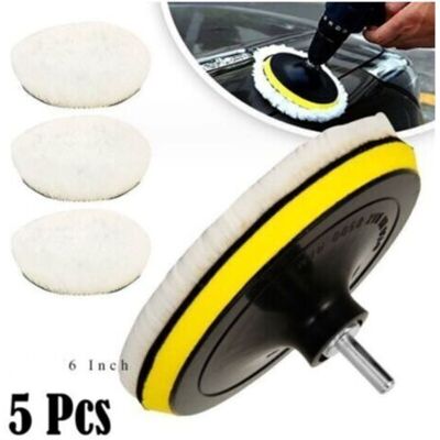 OEM 5 Piezas De Almohadillas De Pulido De Lana De 150 Mm, Discos De Pulido, Almohadillas De Esponja Para Pulir, Kit De Pulido De Automóviles Con Broca M14 Para Pulir, Lijar Y Encerar Automóviles. OEM 5 Piezas De Almohadillas De Pulido De Lana De 150 Mm, Discos De Pulido, Almohadillas De Esponja Para Pulir, Kit De Pulido De Automóviles Con Broca M14 Para Pulir, Lijar Y Encerar Automóviles.