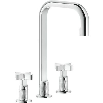 Mezclador de lavabo Gessi Inciso 3 agujeros - Cromo Mezclador de lavabo Gessi Inciso 3 agujeros - Cromo