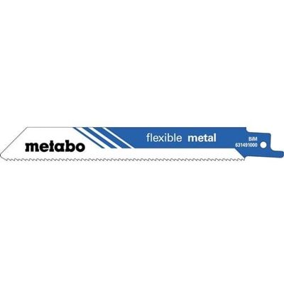 Metabo - Juego de 100 hojas de sierra flexible para metal Metabo - Juego de 100 hojas de sierra flexible para metal