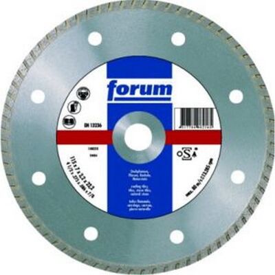 Forum - Muela Motosierra Diamantada, Vitrificado, A Fin De Utilización Múltiples, En Un Corte De Seco, Ø X Escariado : 230 X 22,23 Mm Forum - Muela Motosierra Diamantada, Vitrificado, A Fin De Utilización Múltiples, En Un Corte De Seco, Ø X Escariado : 230 X 22,23 Mm