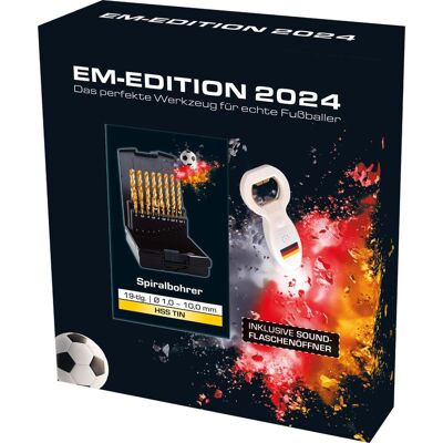 Exact Broca Espiral Set "euro2024" Ø1,0-10,0mm, Hss-tin, 19-piezas, Din338, Incluye Abridor De Botellas Con Sonido Exact Broca Espiral Set "euro2024" Ø1,0-10,0mm, Hss-tin, 19-piezas, Din338, Incluye Abridor De Botellas Con Sonido