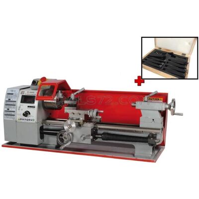 Holzmann - Torno Paralelo Metales Longitudinal Automatic Ed400fd + 9 Utiles 9tlg10 Holzmann - Torno Paralelo Metales Longitudinal Automatic Ed400fd + 9 Utiles 9tlg10