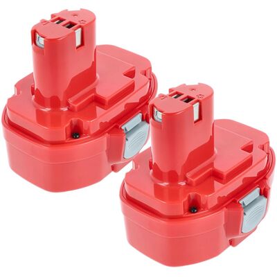 Batería vhbw Makita 18V 2000mAh NiMH - Rojo Batería vhbw Makita 18V 2000mAh NiMH - Rojo