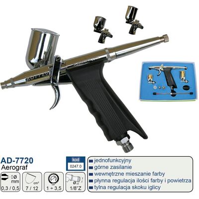 Adler AEROGRAF PISTOLETOWY - Pistola de aire - Pintura rociadora - Profesional Adler AEROGRAF PISTOLETOWY - Pistola de aire - Pintura rociadora - Profesional