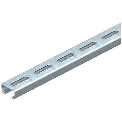 OBO Bettermann Perfil en C de Acero 2000mm - Rail para cables OBO Bettermann Perfil en C de Acero 2000mm - Rail para cables