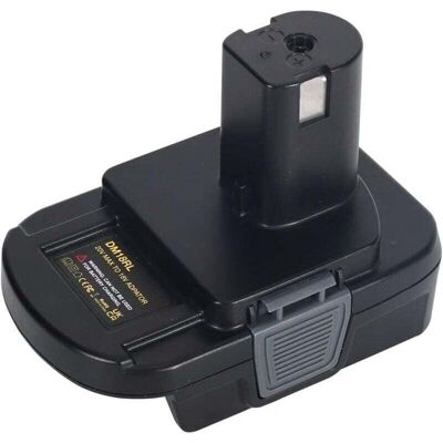 OEM Adaptador De Batería Dm18rl Para Herramientas Eléctricas Ryobi De 18 V Con Batería De Litio, Convertido Para Dewalt O Milwaukee-crezuo.-crezuo OEM Adaptador De Batería Dm18rl Para Herramientas Eléctricas Ryobi De 18 V Con Batería De Litio, Convertido Para Dewalt O Milwaukee-crezuo.-crezuo