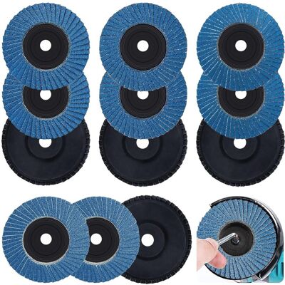 OEM 12 Piezas De Disco De Láminas, Disco De Láminas De 75 Mm, Disco De Láminas De Grano 40/60/80/120, Disco De Láminas De Amoladora Para Eliminar Rebabas, Pulir, Óxido, Acabado OEM 12 Piezas De Disco De Láminas, Disco De Láminas De 75 Mm, Disco De Láminas De Grano 40/60/80/120, Disco De Láminas De Amoladora Para Eliminar Rebabas, Pulir, Óxido, Acabado