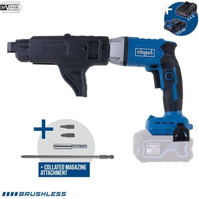 Atornillador Para Pladur Inalámbrico 20v 30nm Brushless Scheppach Bc-dwd400ms-x Atornillador Para Pladur Inalámbrico 20v 30nm Brushless Scheppach Bc-dwd400ms-x