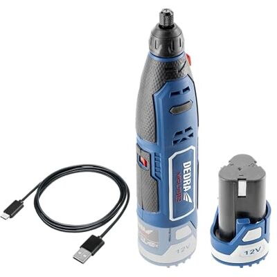 Dedra Maus Ded7310t11 - Juego De Herramientas Eléctricas (12 V, Ded7334, 45 Nm, Con Cabezal Compacto, Batería De 2 Ah Ded7320 Y Cargador Rápido Ded7302) Dedra Maus Ded7310t11 - Juego De Herramientas Eléctricas (12 V, Ded7334, 45 Nm, Con Cabezal Compacto, Batería De 2 Ah Ded7320 Y Cargador Rápido Ded7302)