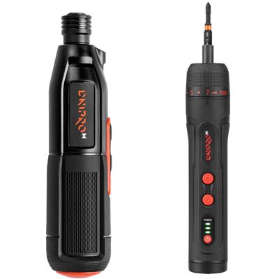 Dnipro-m Set De 2 Destornilladores Eléctricos A Batería 3,6v -1,2nm/8nm 850mah + 4,5nm/10nm 2000mah - Carga Type-c, Luz Led, Puntas - Pack Atornilladores Precisión – Csd-36x + Csd-40x Dnipro-m Set De 2 Destornilladores Eléctricos A Batería 3,6v -1,2nm/8nm 850mah + 4,5nm/10nm 2000mah - Carga Type-c, Luz Led, Puntas - Pack Atornilladores Precisión – Csd-36x + Csd-40x