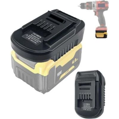 OEM Adaptador De Batería Dm18ein Para Dewalt Y Milwaukee - Convertidor Para Herramientas Eléctricas Einhell - Compatible Con Dewalt 20v Y Milwaukee 18v OEM Adaptador De Batería Dm18ein Para Dewalt Y Milwaukee - Convertidor Para Herramientas Eléctricas Einhell - Compatible Con Dewalt 20v Y Milwaukee 18v