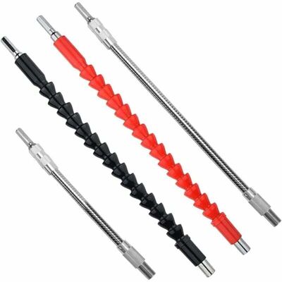 DPZO Juego De 4 Destornilladores Flexibles, Extensión Flexible Para Destornilladores Angulares, Extensión Flexible Para Taladro, Extensión Flexible Para Taladros Atornilladores. DPZO Juego De 4 Destornilladores Flexibles, Extensión Flexible Para Destornilladores Angulares, Extensión Flexible Para Taladro, Extensión Flexible Para Taladros Atornilladores.