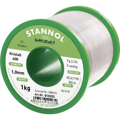 Stannol 810203 Cinta de soldar sin plomo - Cinta de soldar Stannol 810203 Cinta de soldar sin plomo - Cinta de soldar