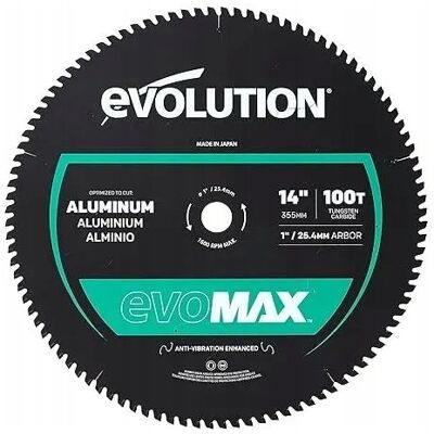 Hoja De Sierra Circular Evolution Evomax 355 Mm 100 Dientes Carburo Hoja De Sierra Circular Evolution Evomax 355 Mm 100 Dientes Carburo