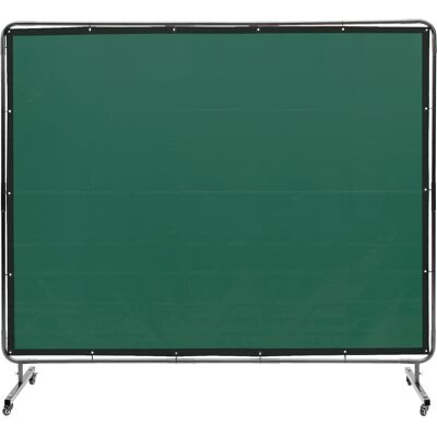 Vevor Cortina De Soldadura Con Marco, 1,8x2,4m Pantalla De Protección De Soldadura De Vinilo Ignífugo Con 4 Ruedas Giratorias 2 Bloqueables, Cortina Móvil Profesional Para Taller, Industria, Verde Vevor Cortina De Soldadura Con Marco, 1,8x2,4m Pantalla De Protección De Soldadura De Vinilo Ignífugo Con 4 Ruedas Giratorias 2 Bloqueables, Cortina Móvil Profesional Para Taller, Industria, Verde