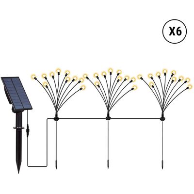 LUMISKY Lote De 18 Antorchas Solares H70cm Lyra LUMISKY Lote De 18 Antorchas Solares H70cm Lyra