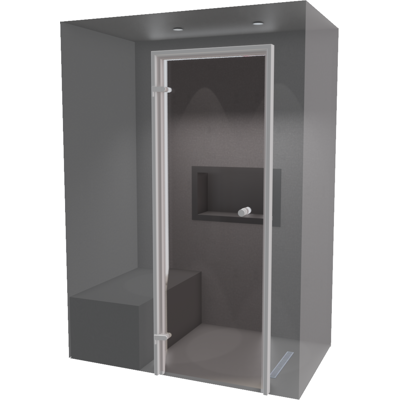 DESINEO - Cabina hammam 150x90 - Generador de vapor - Kit Hammam DESINEO - Cabina hammam 150x90 - Generador de vapor - Kit Hammam